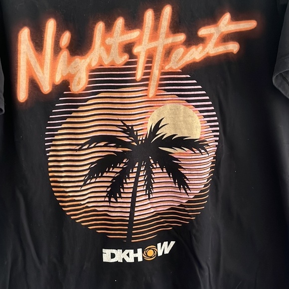 VINTAGE Style Night Heat T-shirt - Picture 2 of 4